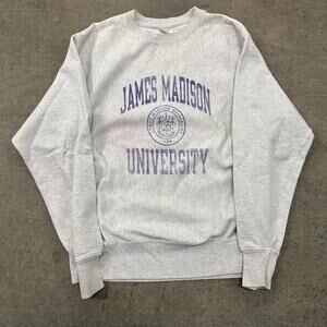 Vintage Champion Reverse Weave James Madison University Crewneck Size Medium
